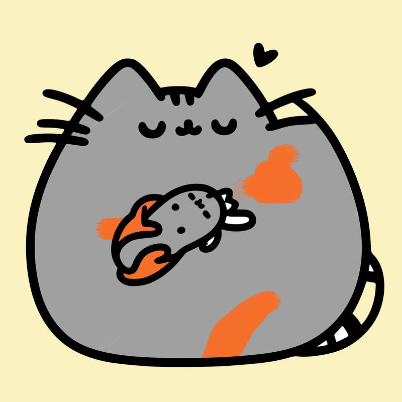 pusheen had a baby