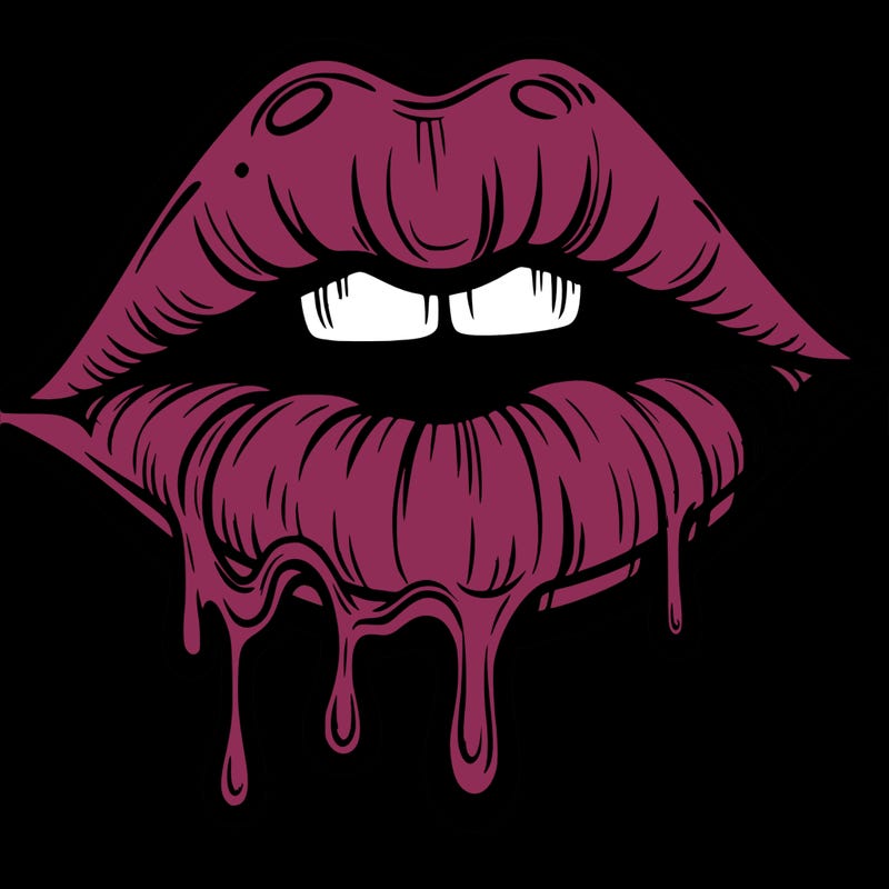 lips that look realistic and drip