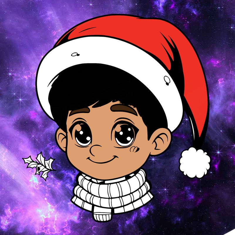 realistic christmas boy