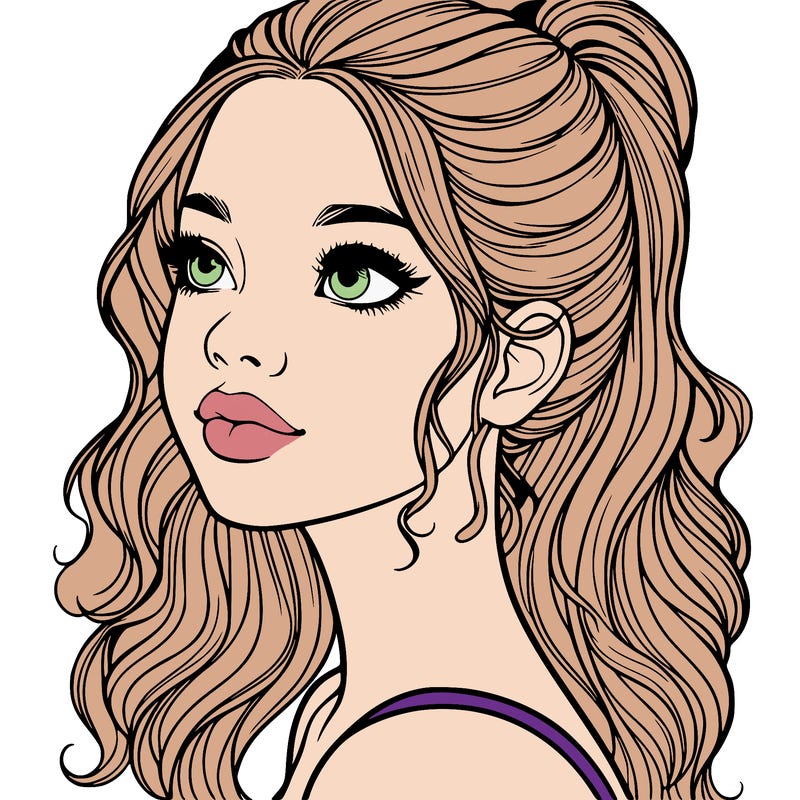 beautiful realistic girl