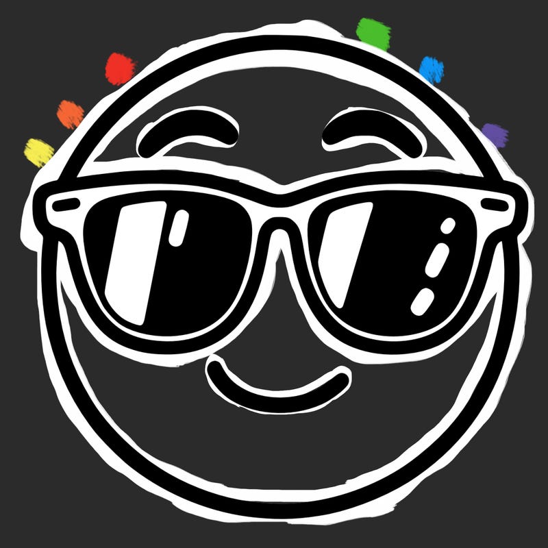 emoji with sunglasses