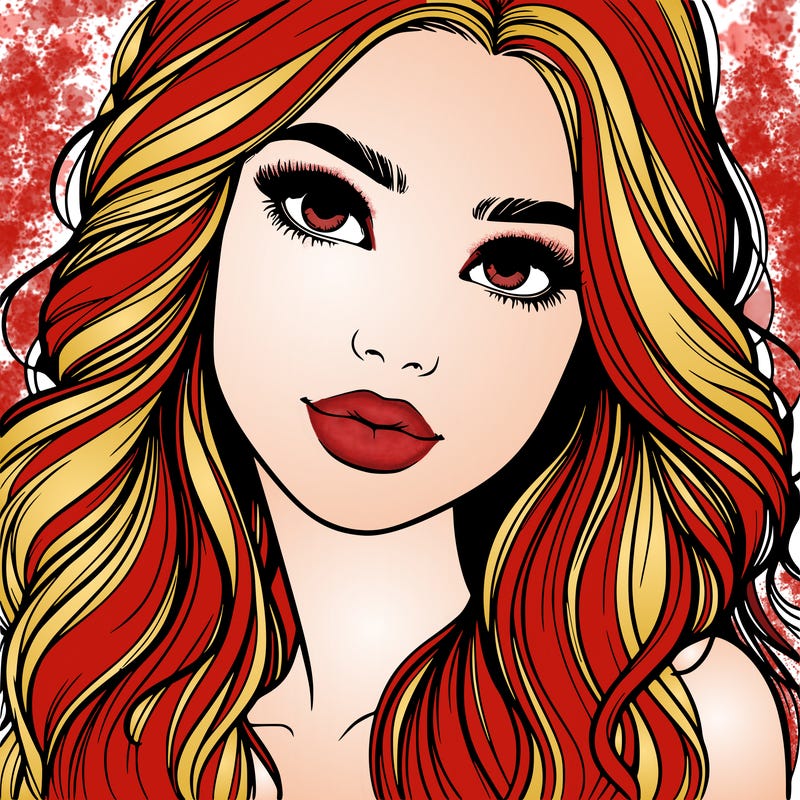 beautiful realistic girl