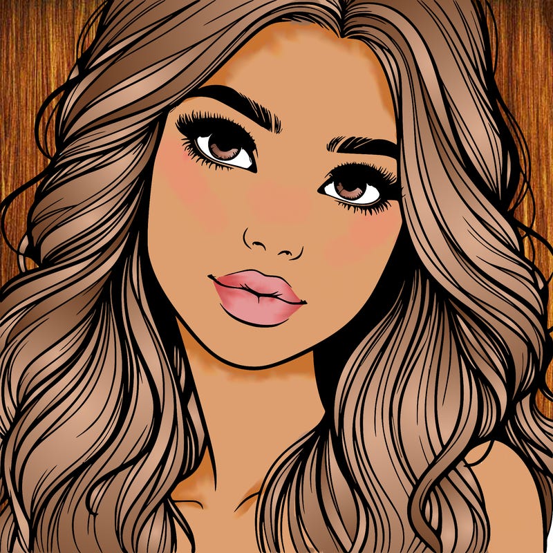 beautiful realistic girl