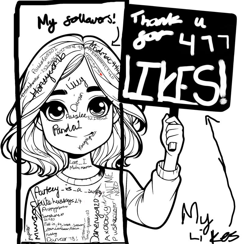 realistic girl holding up a sign