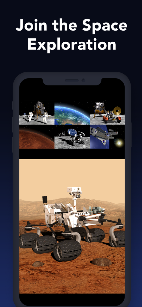 Solar Walk Ads+：Planets System - Solar Walk Ads宇宙探査アプリの火星探査車3Dモデル。