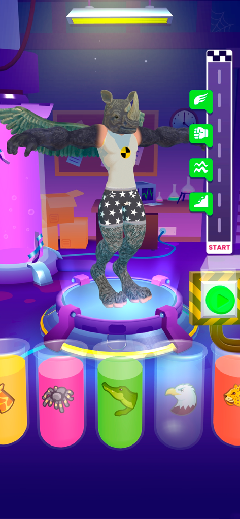 Merge Animals 3D - Mutant race - Games App | MWM