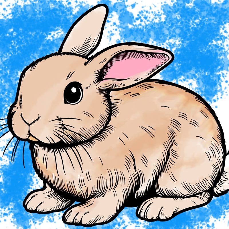 realistic bunny
