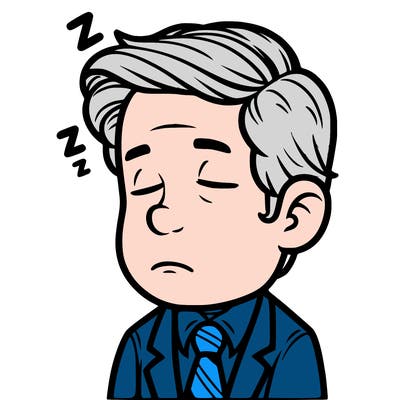 sleepy donald trump