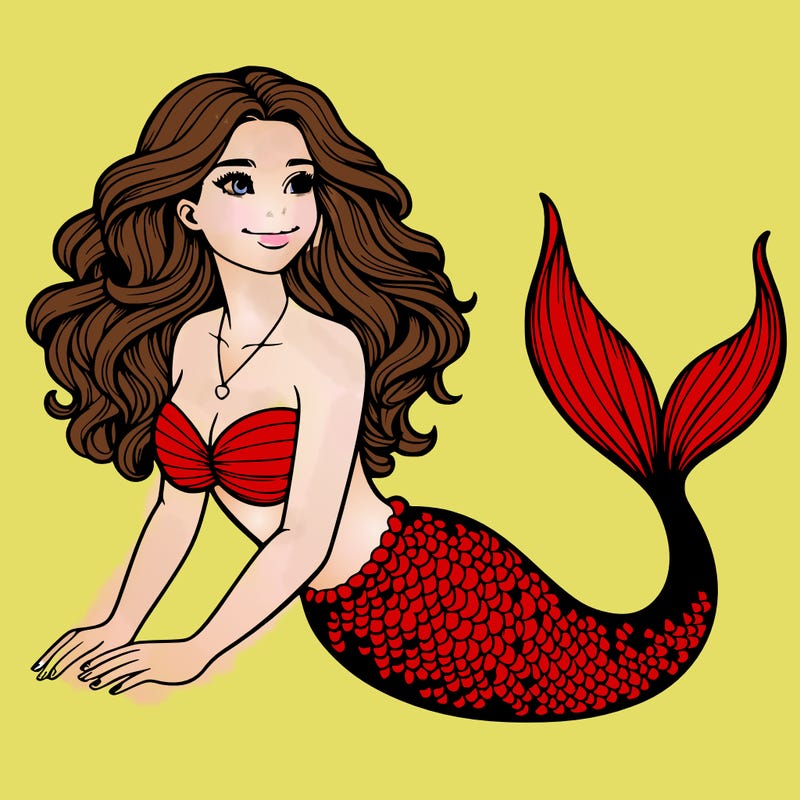 realistic woman mermaid