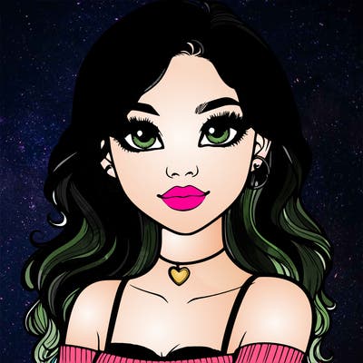 realistic pretty girl