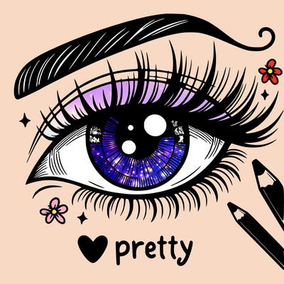 pretty eye