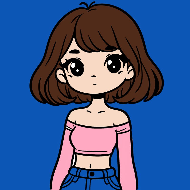 girl in a cute crop top