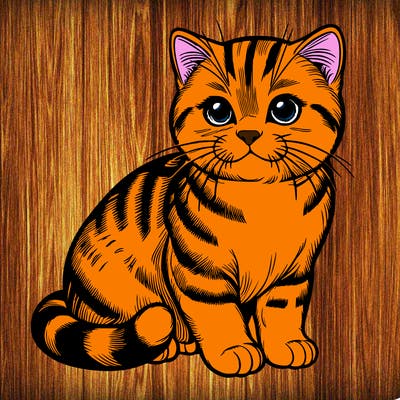 realistic cat