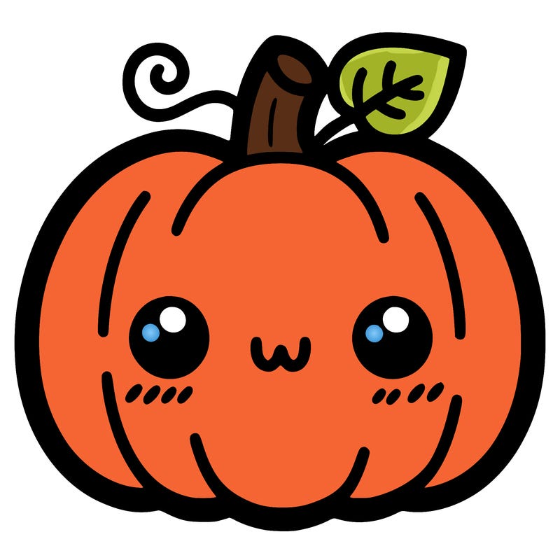 simple halloween pumpkin cute