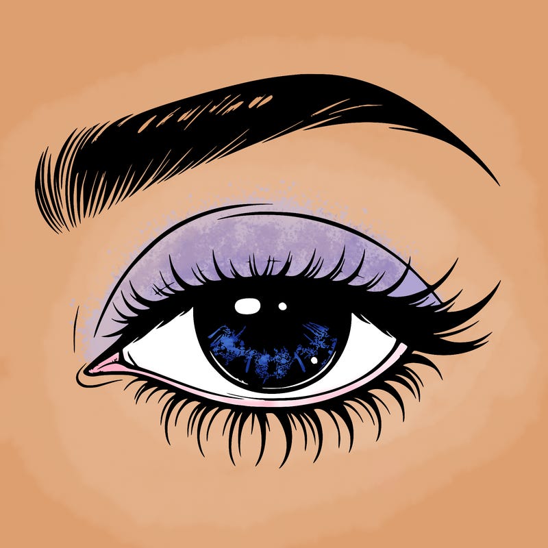 eye closed realistic