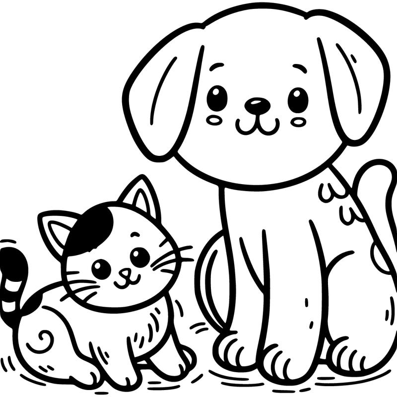 cat and dog