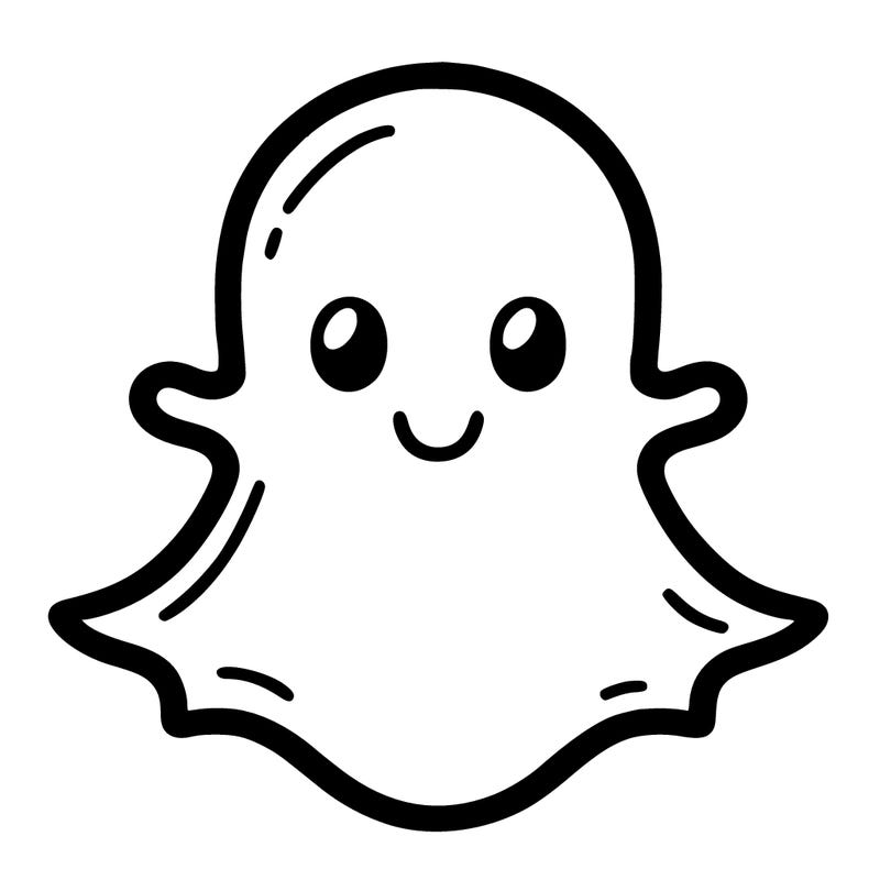the snap chat logo