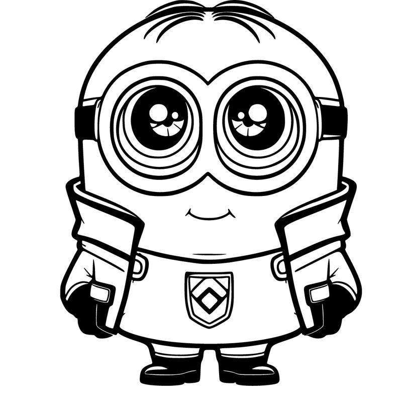 simple and cute villian minion