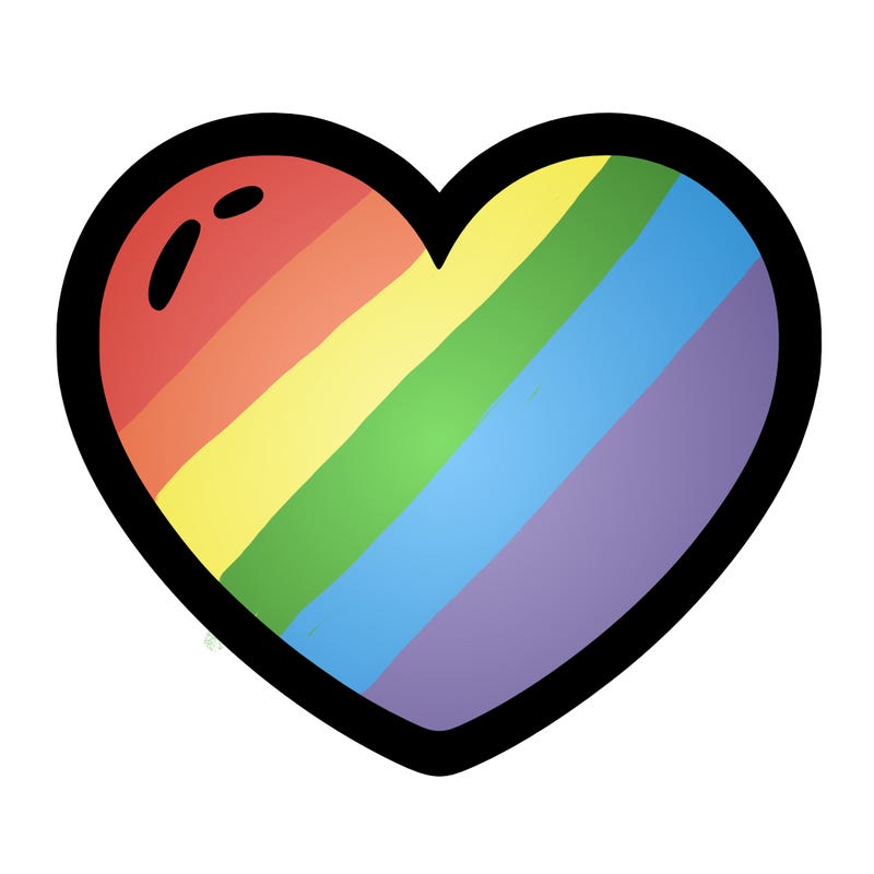 a blank heart