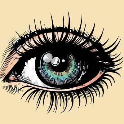 realistic eye.