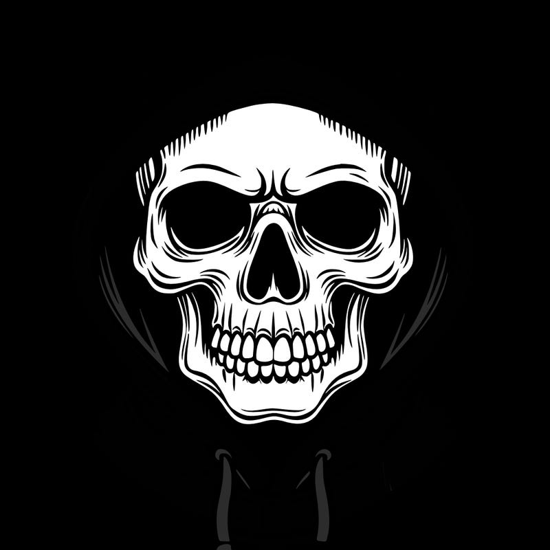 skull hoodie