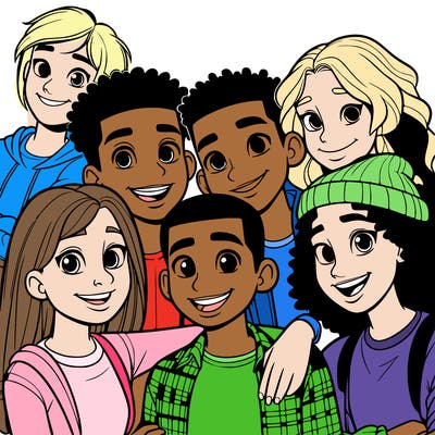 a mixed friend group