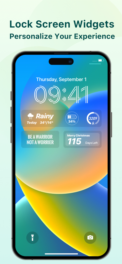 Best Widgets 18 - Icon Changer - Personalisierter iPhone-Sperrbildschirm mit benutzerdefinierten Wetter-, Akku- und Schrittzähler-Widgets