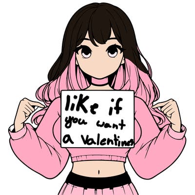 girl holding a blank sign in a long sleeve crop top