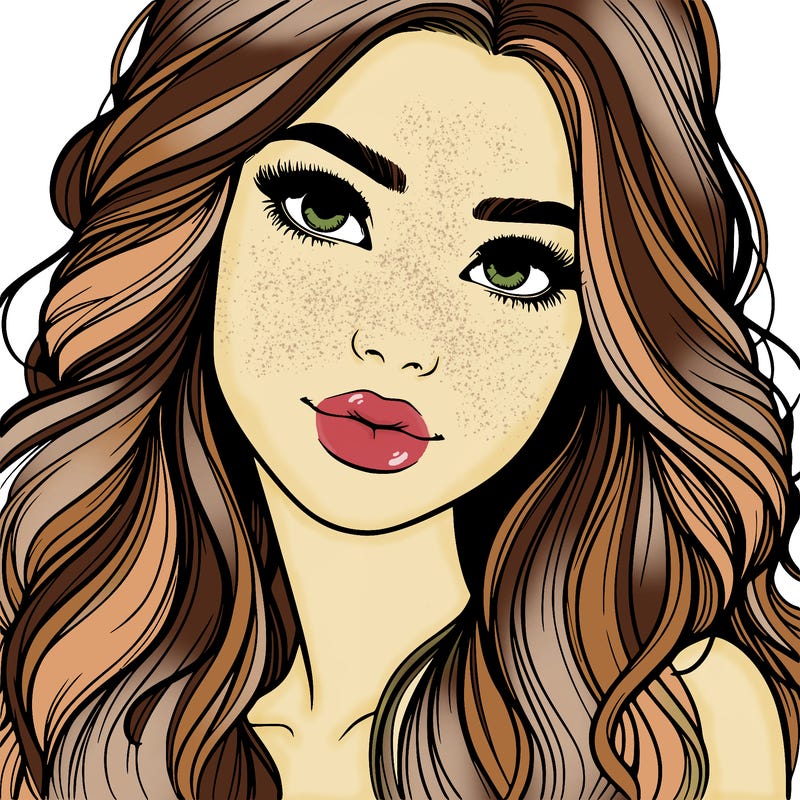 beautiful realistic girl