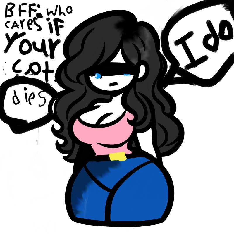 curvy woman with hair