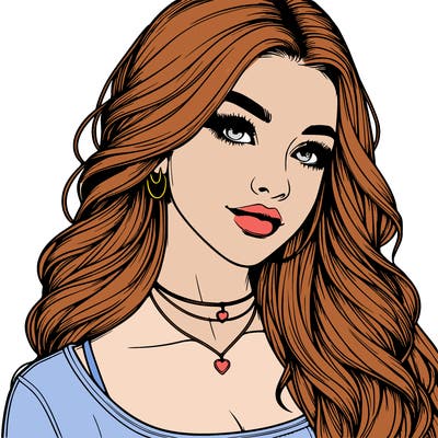 detailed realistic girl