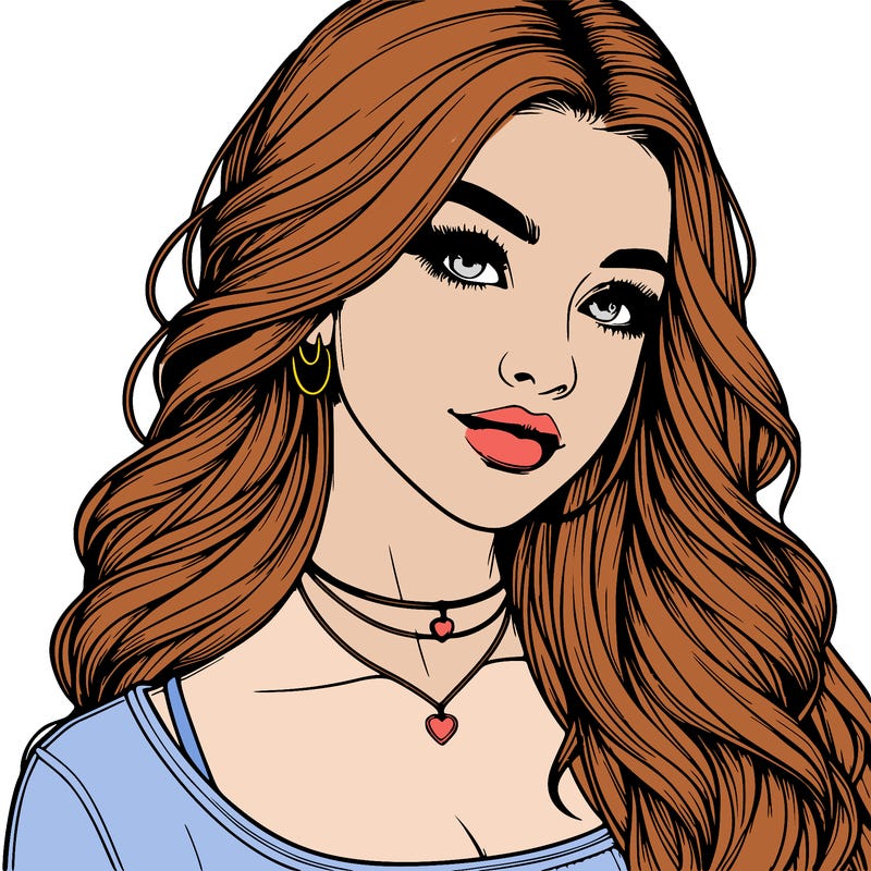 detailed realistic girl