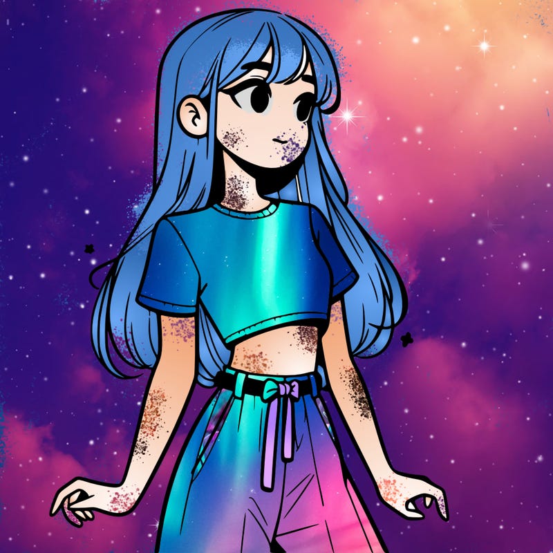 girl in a cute crop top