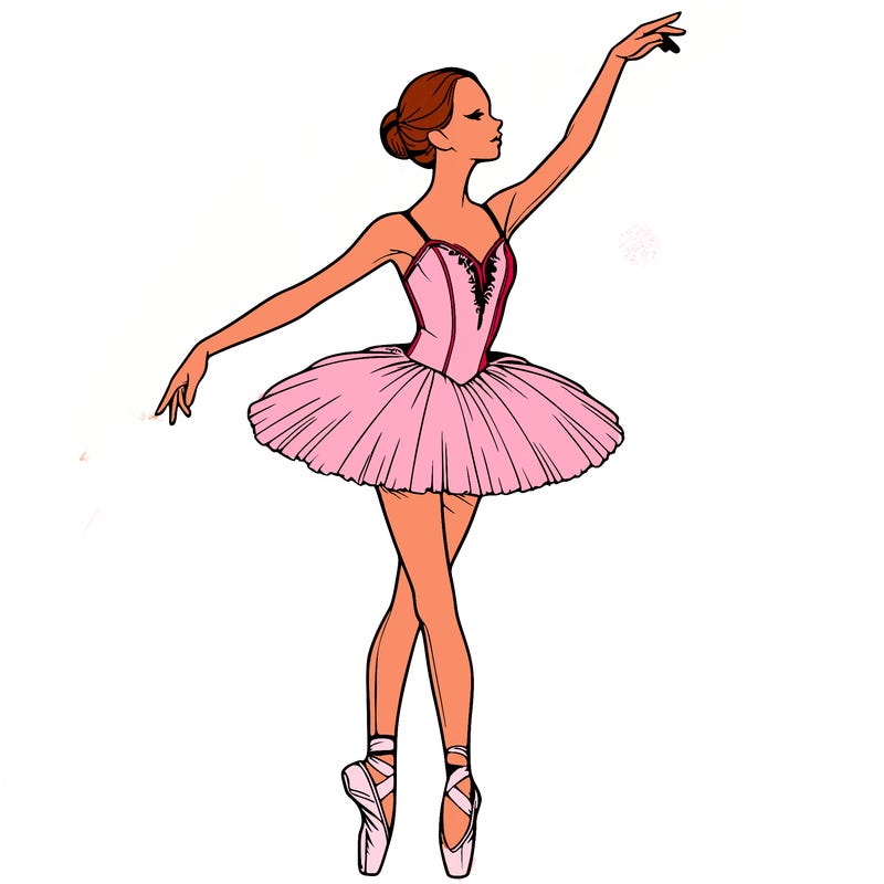 realistic ballerina