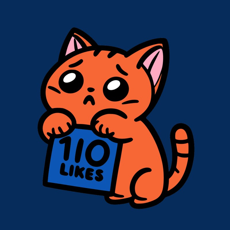 a cat begging for 10 likes