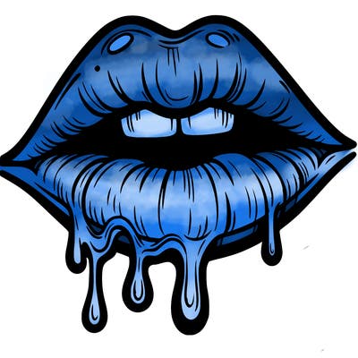 lips that look realistic and drip