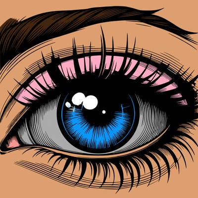 realistic eye