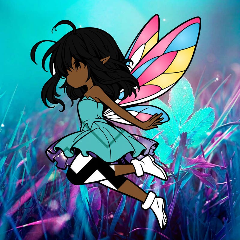 manga fairy flying