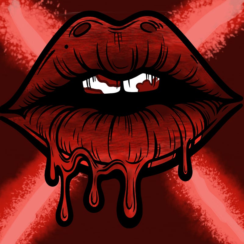 lips that look realistic and drip