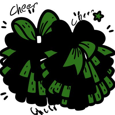 cheer pom poms