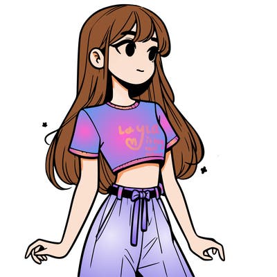 girl in a cute crop top