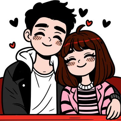 boyfriend girlfriend art