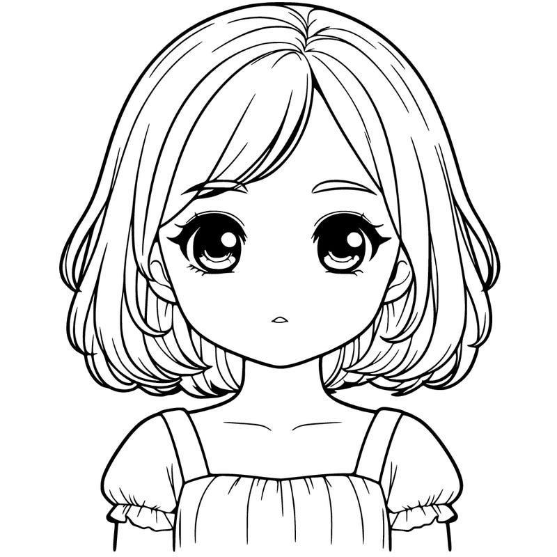 a realistic cutie girl