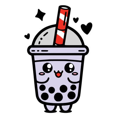 kawaii boba tea