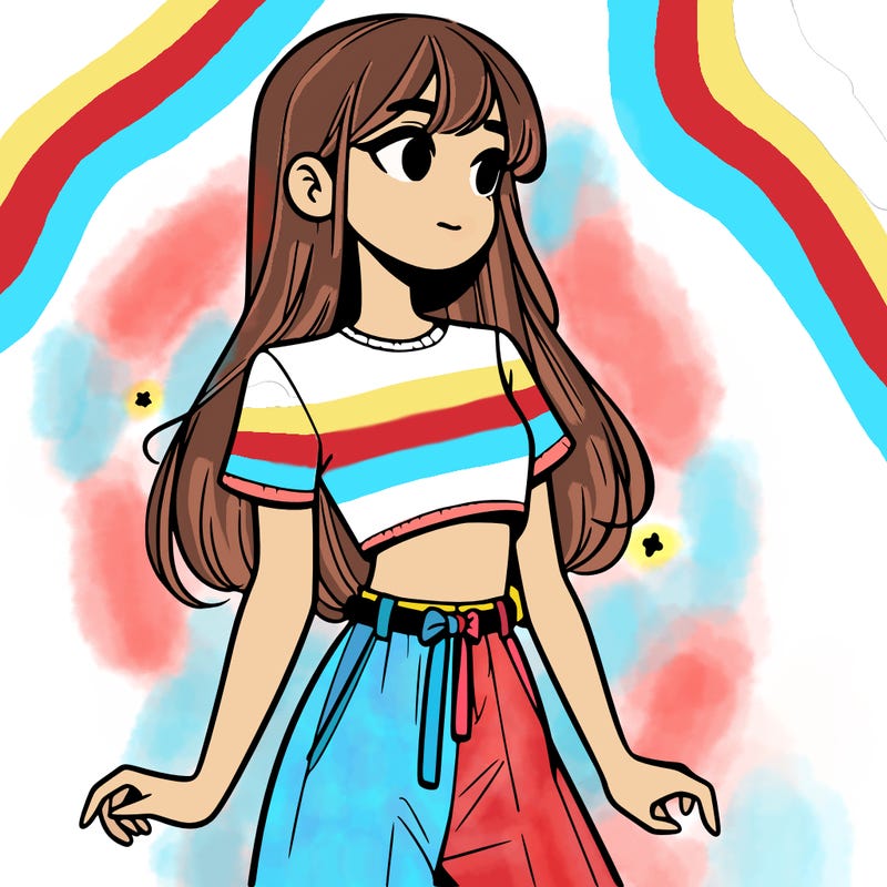 girl in a cute crop top