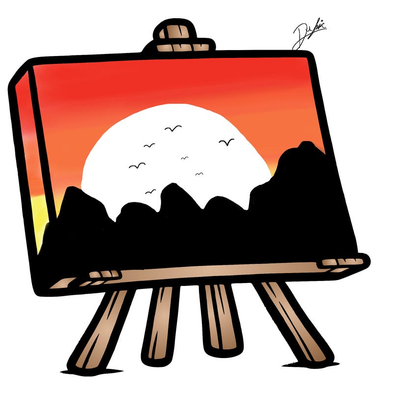 blank canvas
