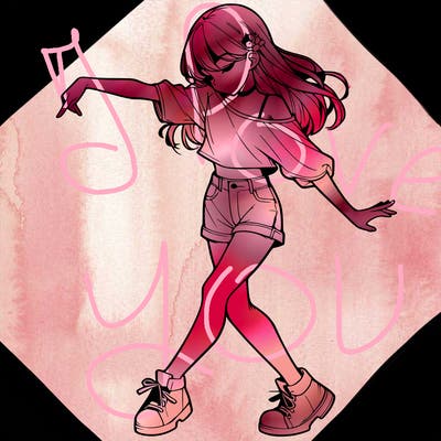 realistic girl danceing