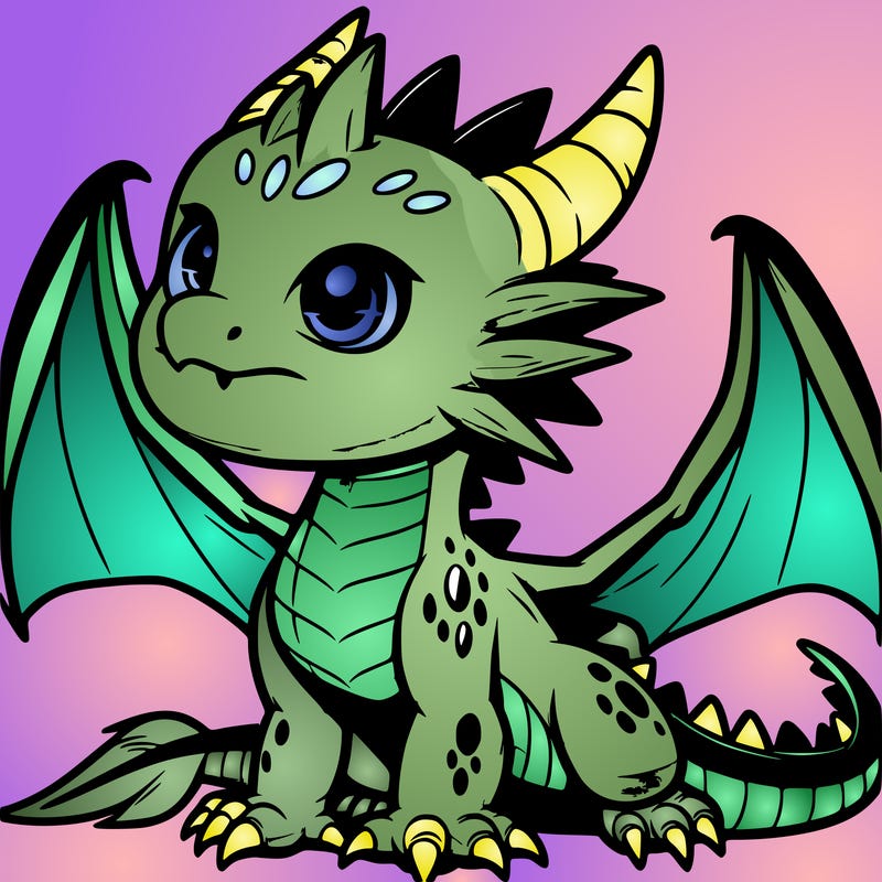 fierce baby night dragon