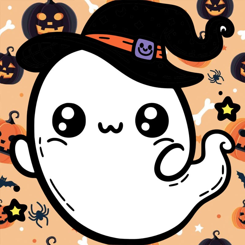 cute little halloween ghost