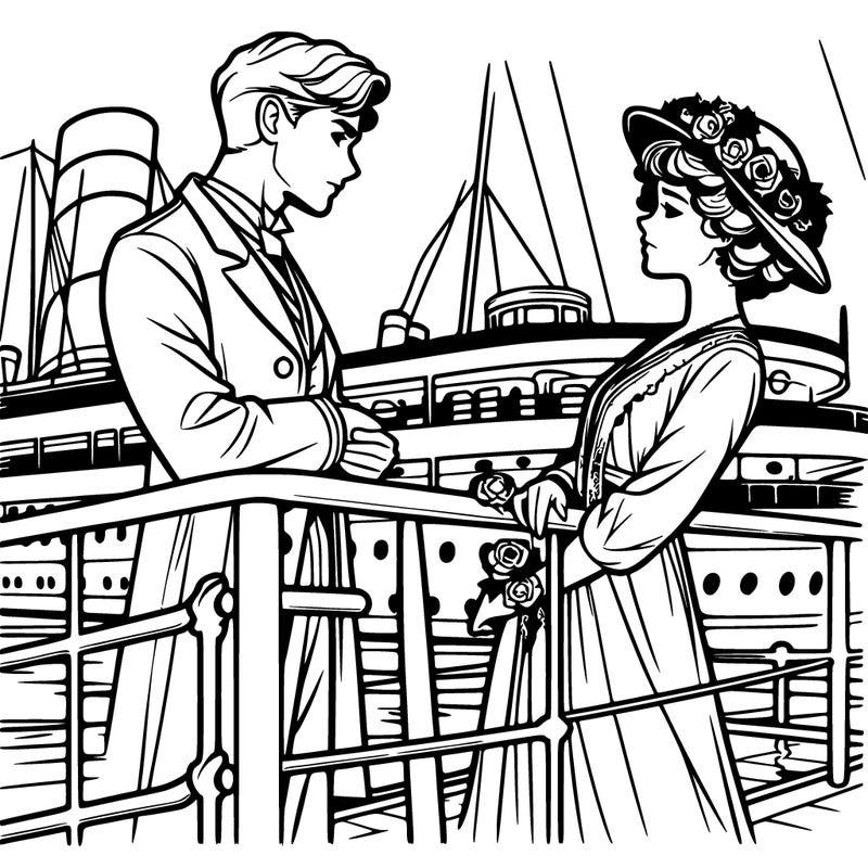 rose and jack from titanic